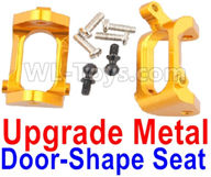 Wltoys A959B A959-B Upgrade Metal Door-Shape Seat(2pcs)-Yellow,Wltoys A959B A959-B RC Car Parts